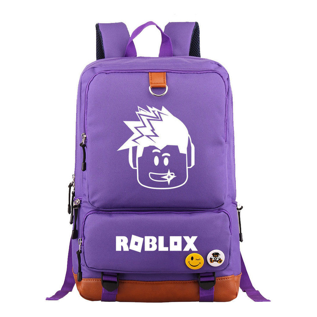 Game Roblox Printed Teenage Student Backpack, Travel Bag, Men's And Women's Backpack