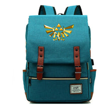 Game Zelda Kingdom Tears Print Youth Student Backpack Usb Casual Backpack