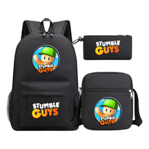 Printed Youth Student School Bag Three Piece Set Men's And Women's Shoulder Set Backpack