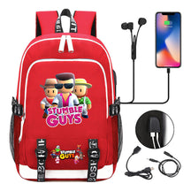 Printed Student Backpack Usb Leisure Backpack