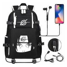 Naruto Usb Large Capacity Youth Student Backpack For Men And Women's Leisure Travel Backpack