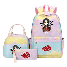 Naruto Girls School Bag Lunch Bag Three Piece Set Backpack Set