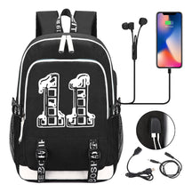 Strange Story Printed Usb Youth Student Backpack For Leisure Travel Backpack