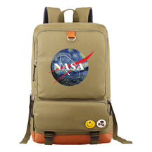 Nasa Fashion Printed Youth Student School Bag Large Capacity Travel Bag Men's And Women's Backpack