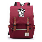 School Of Witchcraft And Wizardry Printed Youth School Bag Casual Belt Buckle Classic Backpack 38*27*12.5cm