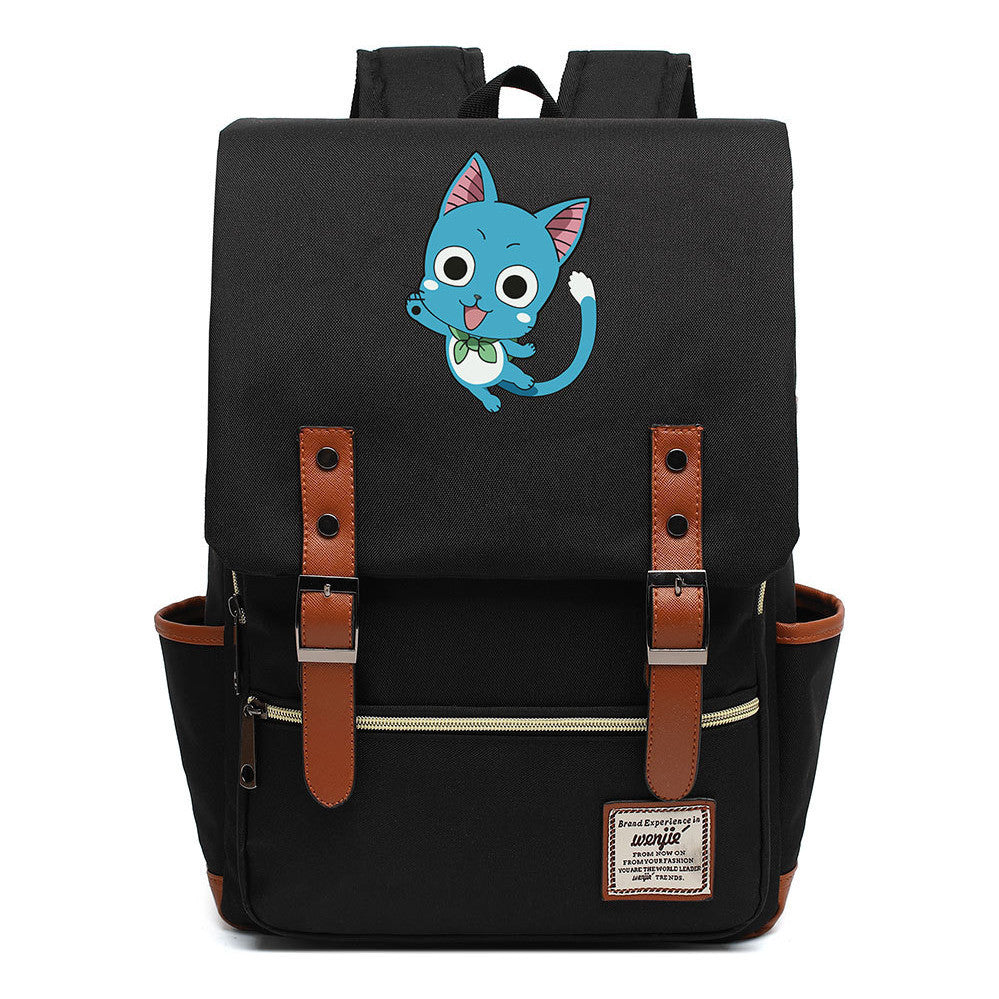 Printed Schoolbags Young Students And Classic Backpacks With Belt Buckles  Men And Women 38*27*12.5cm