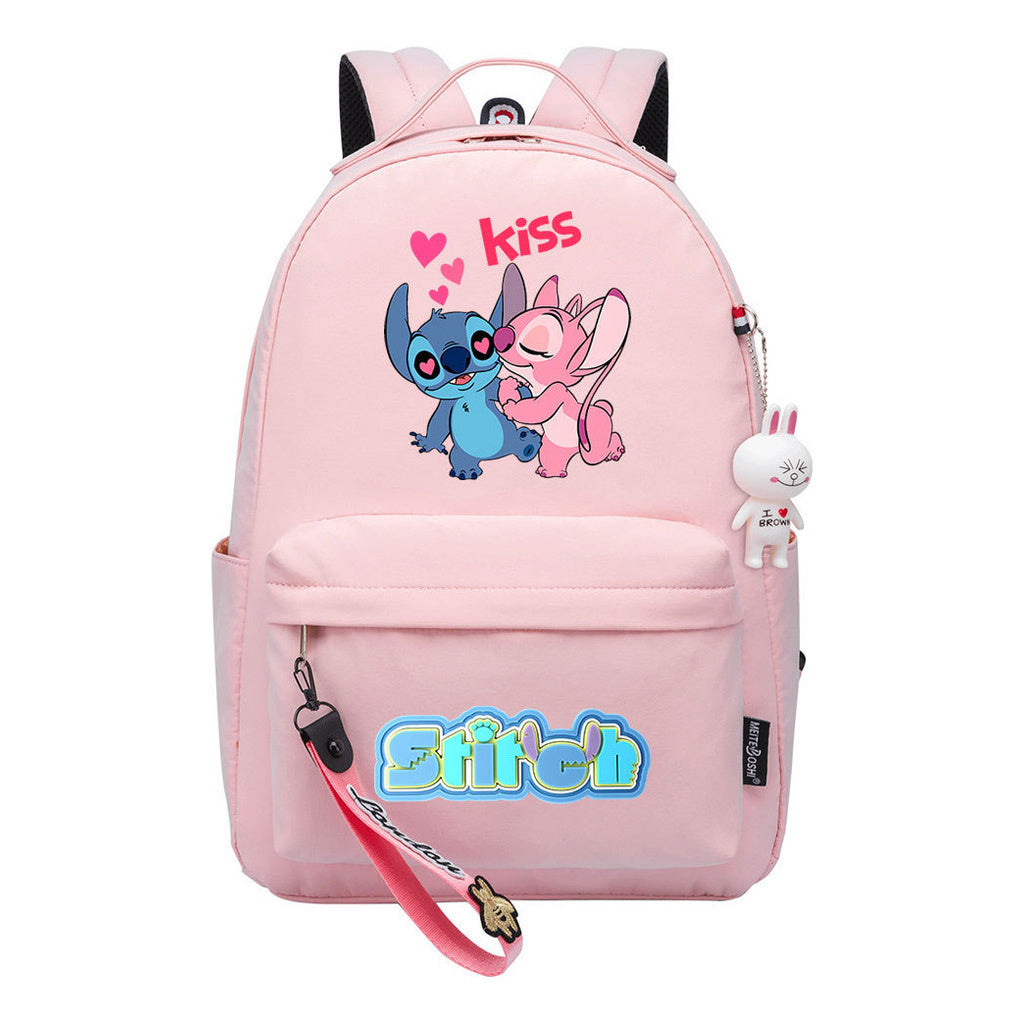 Interstellar Baby Stitch Printed Youth Student School Bag For Men And Women Leisure Travel Bag For Women Backpack