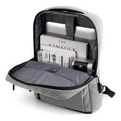 Usb Backpack For Men, Large Capacity, Lightweight, Student Backpack, Casual Business Computer Bag