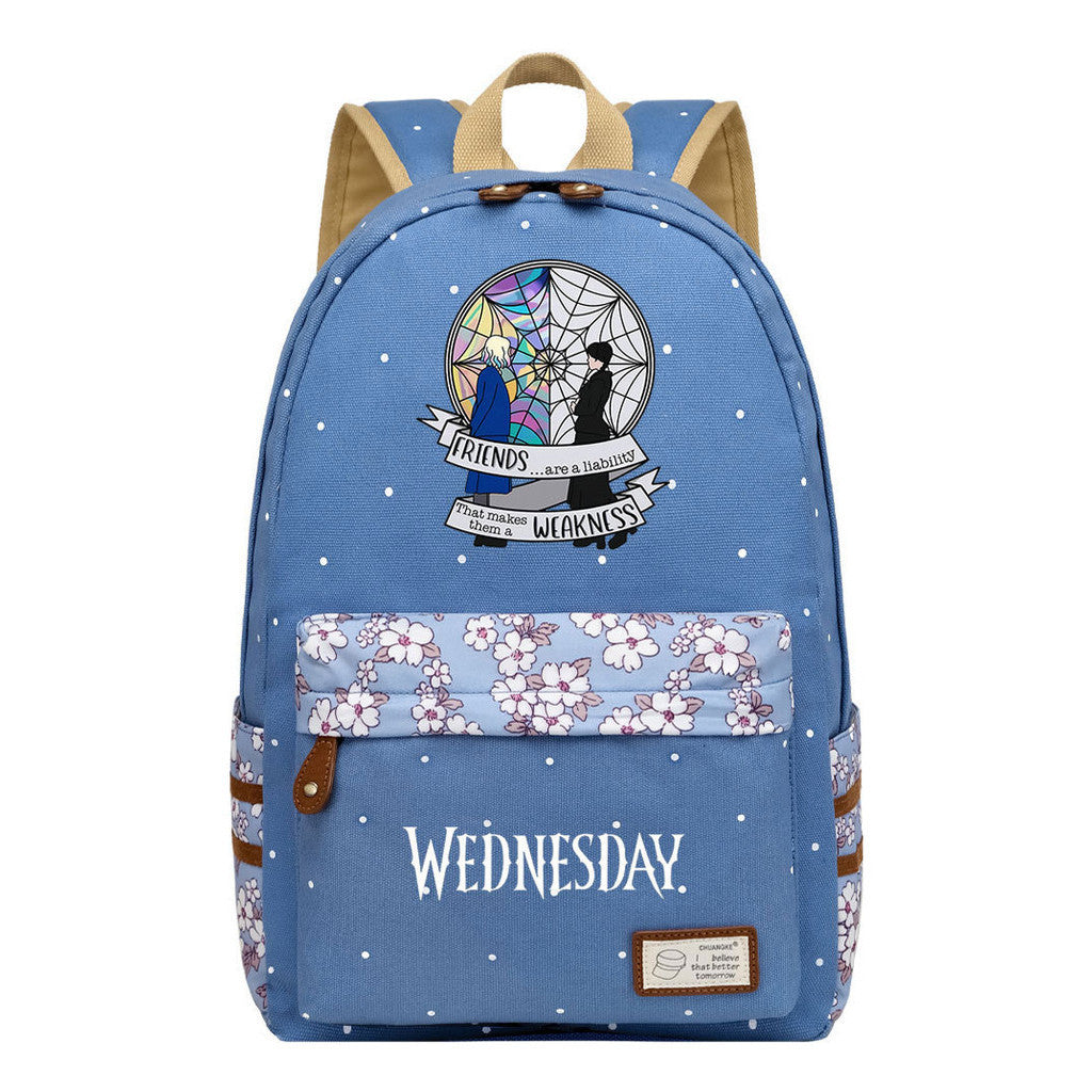 Printed Student Backpack, Fashionable And Casual Backpack