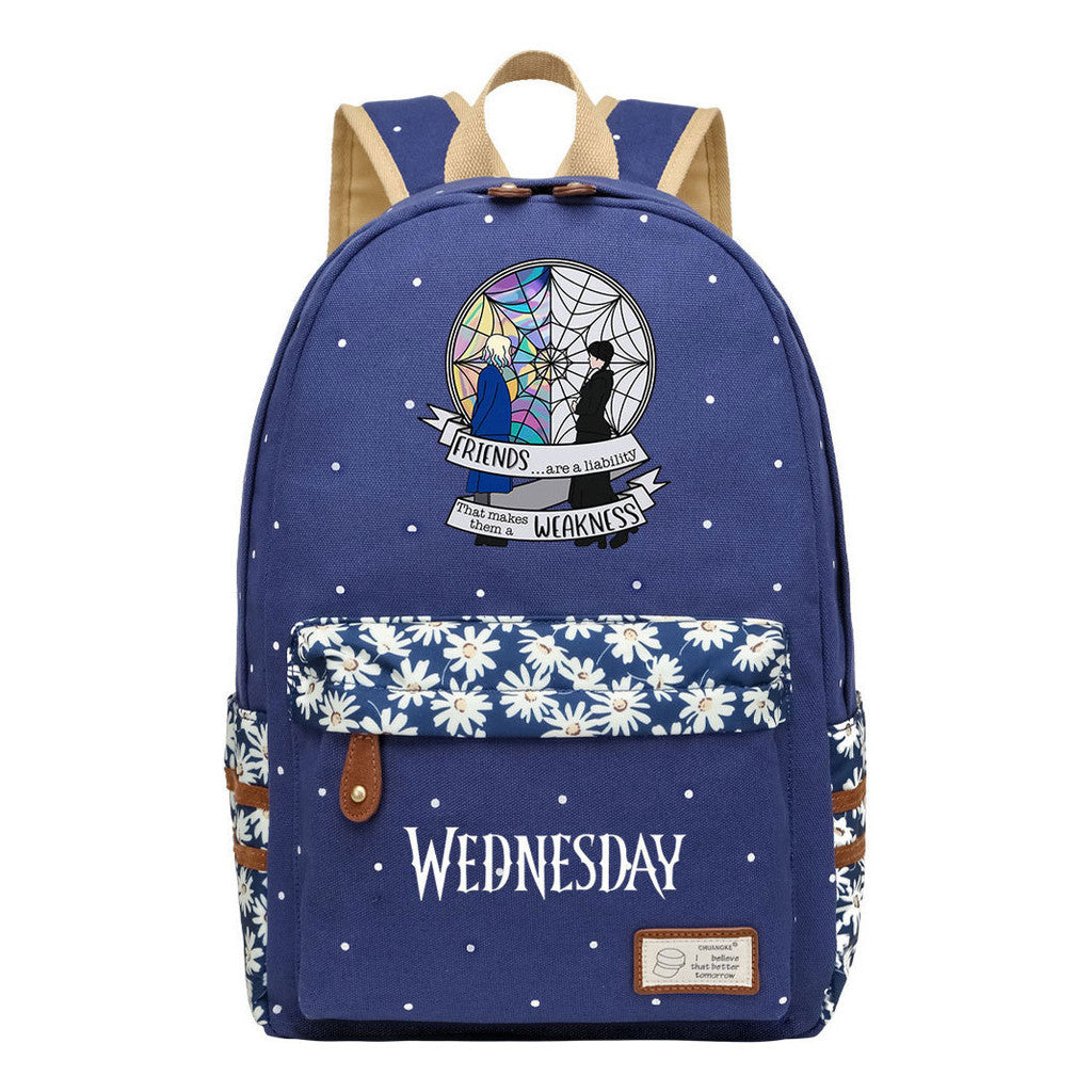 Printed Student Backpack, Fashionable And Casual Backpack