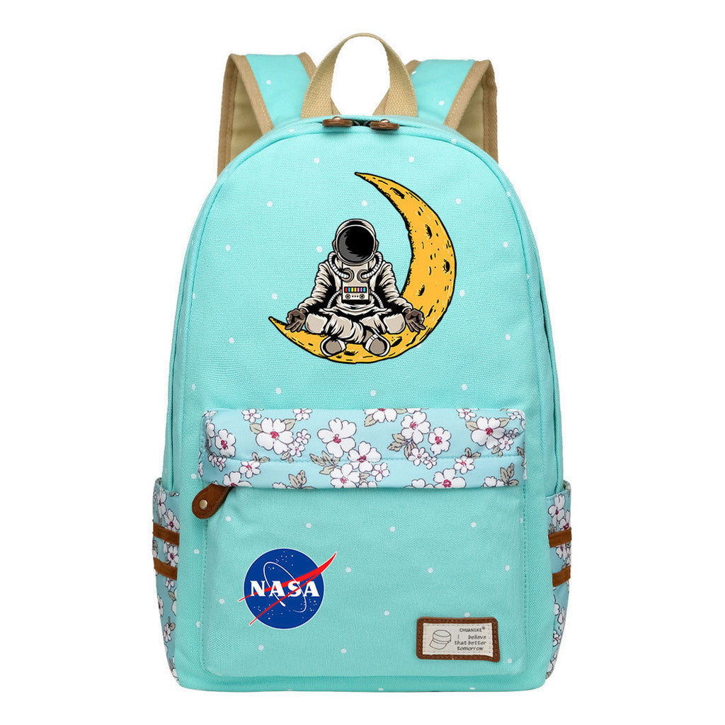 Fashionable Printed Student Backpack From Nasa, Casual Backpack