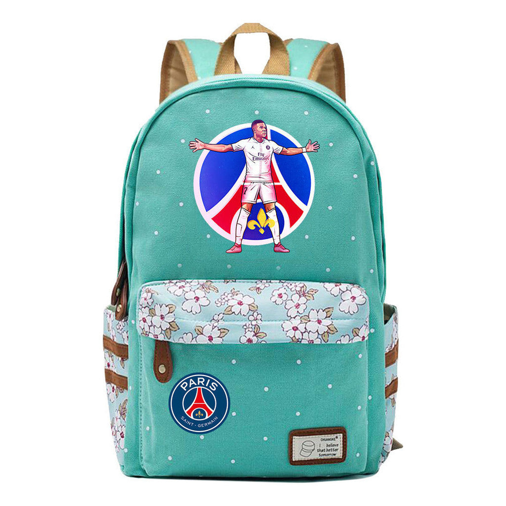 Printed Teenage Student Backpack, Fashionable Men's And Women's Casual Backpack
