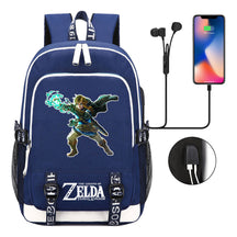 Usb Teen School Bag Men's And Women's Sports Backpacks