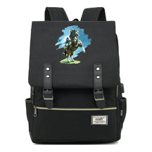 Game Zelda Kingdom Tears Print Youth Student Backpack Usb Casual Backpack