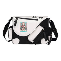 Youth Student Backpack, Canvas Shoulder Bag, Men's And Women's Casual Diagonal Backpack