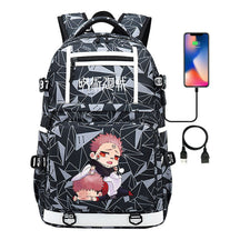 Printed Usb Youth Student School Bag Men's And Women's Backpack Leisure Travel Bag