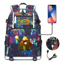 Printed Usb Youth Student Backpack For Men And Women's Leisure Travel Backpack