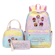 Student Girl Backpack Lunch Bag Three Piece Set Backpack Set