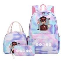 Teenage Student Girl Backpack Lunch Bag Three Piece Set Backpack Set