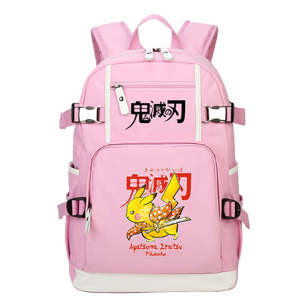 Anime Youth Student School Bag Men's And Women's Backpack Leisure Travel Backpack