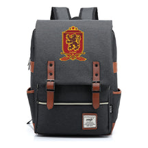 School Of Witchcraft And Wizardry Printed Youth Student Backpack For Men And Women, Casual Belt Buckle, Classic Backpack
