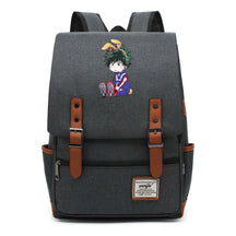 Anime My Heroes Academy Printed Youth School Bag Casual Belt Buckle Classic Backpack