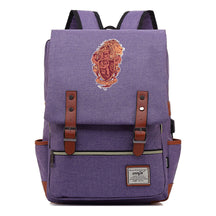 School Of Witchcraft And Wizardry Youth Student Backpack Usb Leisure Belt Buckle Backpack