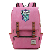 School Of Witchcraft And Wizardry Printed Youth Student School Bag Casual Belt Buckle Classic Backpack
