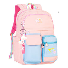 Elementary School Backpack, Lightweight And Casual Children's Backpack, Cute Contrasting Color Student Bag
