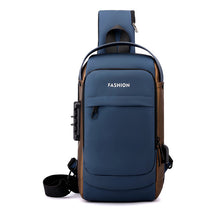 Usb Chest Bag Password Lock Men's Shoulder Bag Casual Sports Waist Bag Small Bag Multifunctional Crossbody Bag