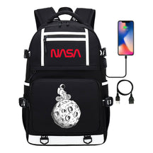 Printed Usb Youth School Bag Backpack Leisure Travel Backpack