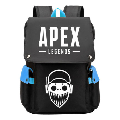 Apex Hero Print Usb Charging Cap Head Style Student School Bag Casual Backpack