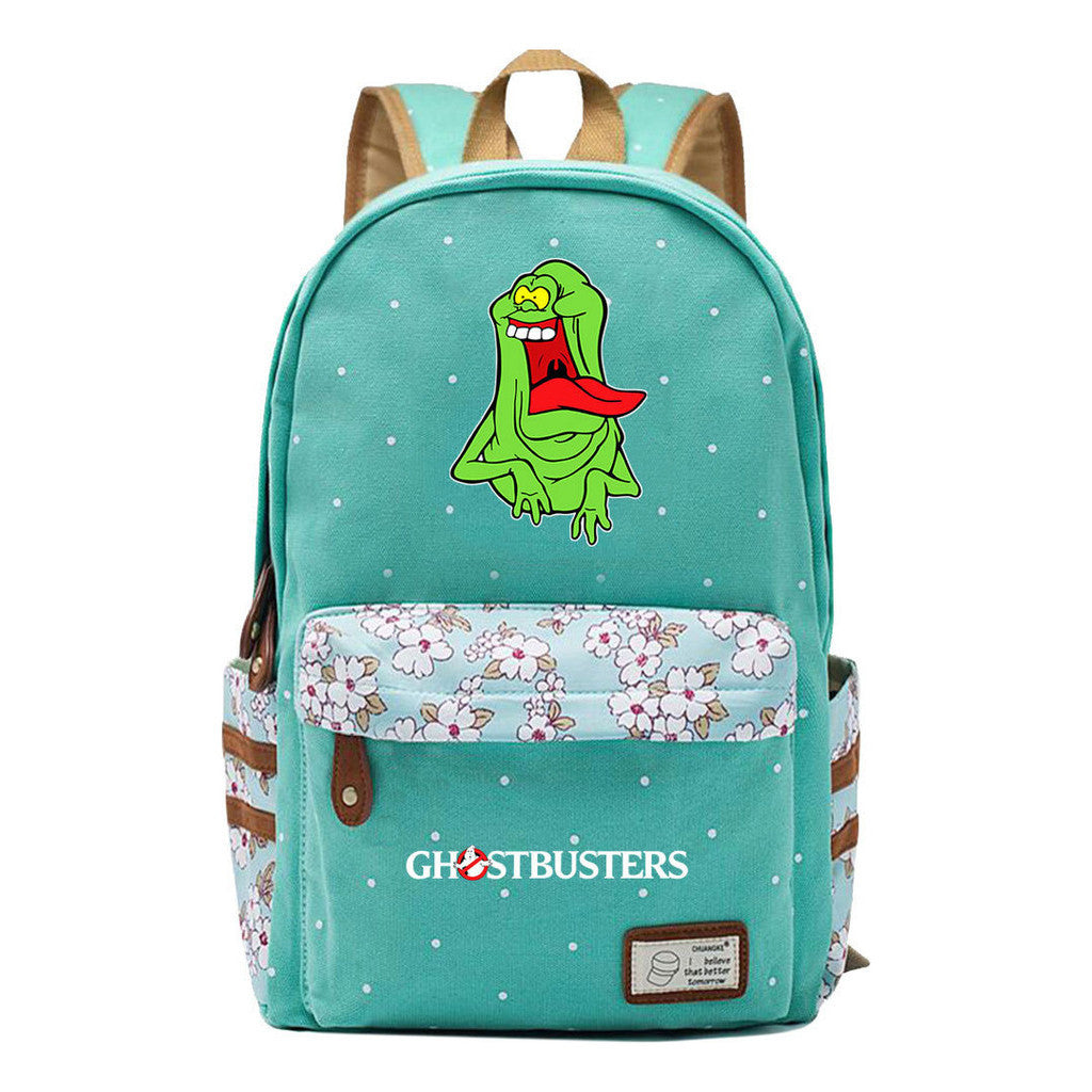 Devil Print Student Backpack, Fashionable And Casual Backpack