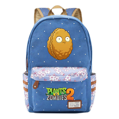 Game Plants Battle Printed Teenage Girl Student Backpack For Men And Women's Leisure Backpack