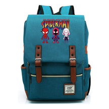 Superhero Print Youth Student Backpack For Men And Women, Casual Belt Buckle, Classic Backpack