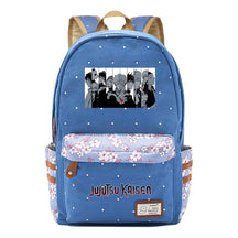 Cartoon Teenage Girl Student Backpack Casual Canvas Backpack