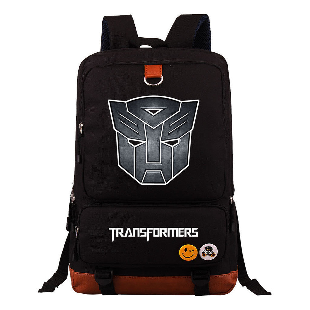Transformed Mecha Youth Student Backpack, Men's And Women's Backpack, Travel Bag