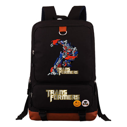Transforming Mecha Student Backpack, Men's And Women's Backpack, Travel Bag