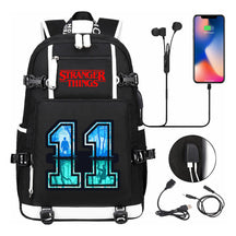 Strange Story Printed Usb Youth Student Backpack For Men And Women's Leisure Travel Backpack