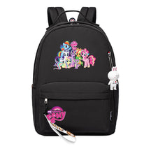 Cartoon Pony Unicorn Printed Youth Student School Bag Men's And Women's Leisure Bag Women's Backpack