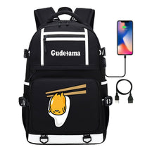 Cartoon Super Cute Lazy Egg Usb Student Backpack For Boys And Girls Backpack Leisure Travel Bag