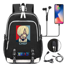 Pirate King Lufei Youth Student School Bag Usb Men's And Women's Leisure Backpack