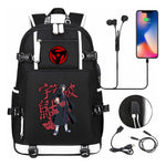 Naruto Usb Youth Student Backpack For Men And Women Leisure Travel Backpack