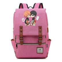 Volleyball Youth Printed Student School Bag Casual Belt Buckle Classic Backpack