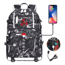 Naruto Usb Youth Student Backpack For Men And Women Leisure Travel Backpack