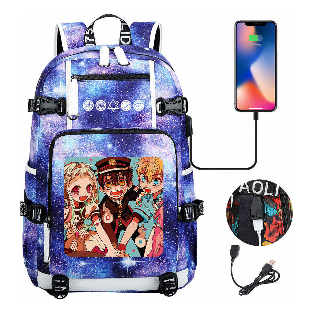 Usb Large Capacity Youth Student Backpack For Men And Women's Leisure Travel Backpack