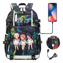 Promised Dream Island Usb Large Capacity Student Backpack Leisure Travel Backpack