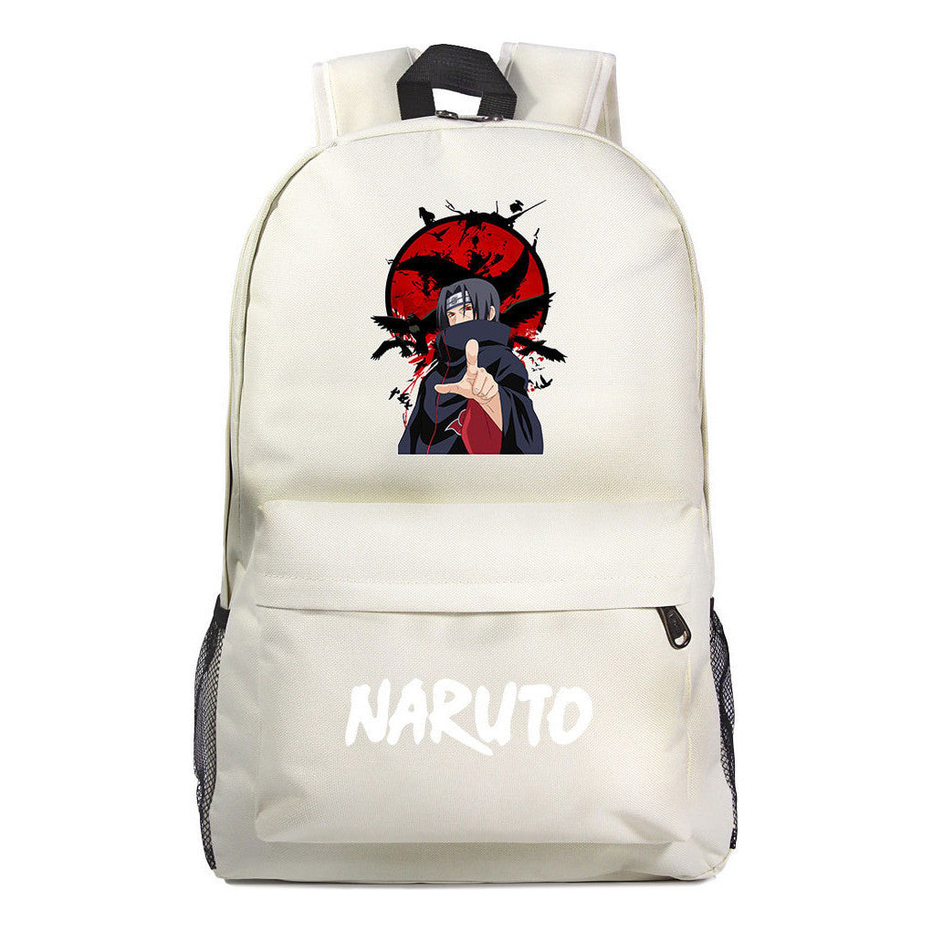 Cartoon Day Manga Naruto Starry Sky Print Simple Teen Student School Bag Men's And Women's Leisure Travel Backpack