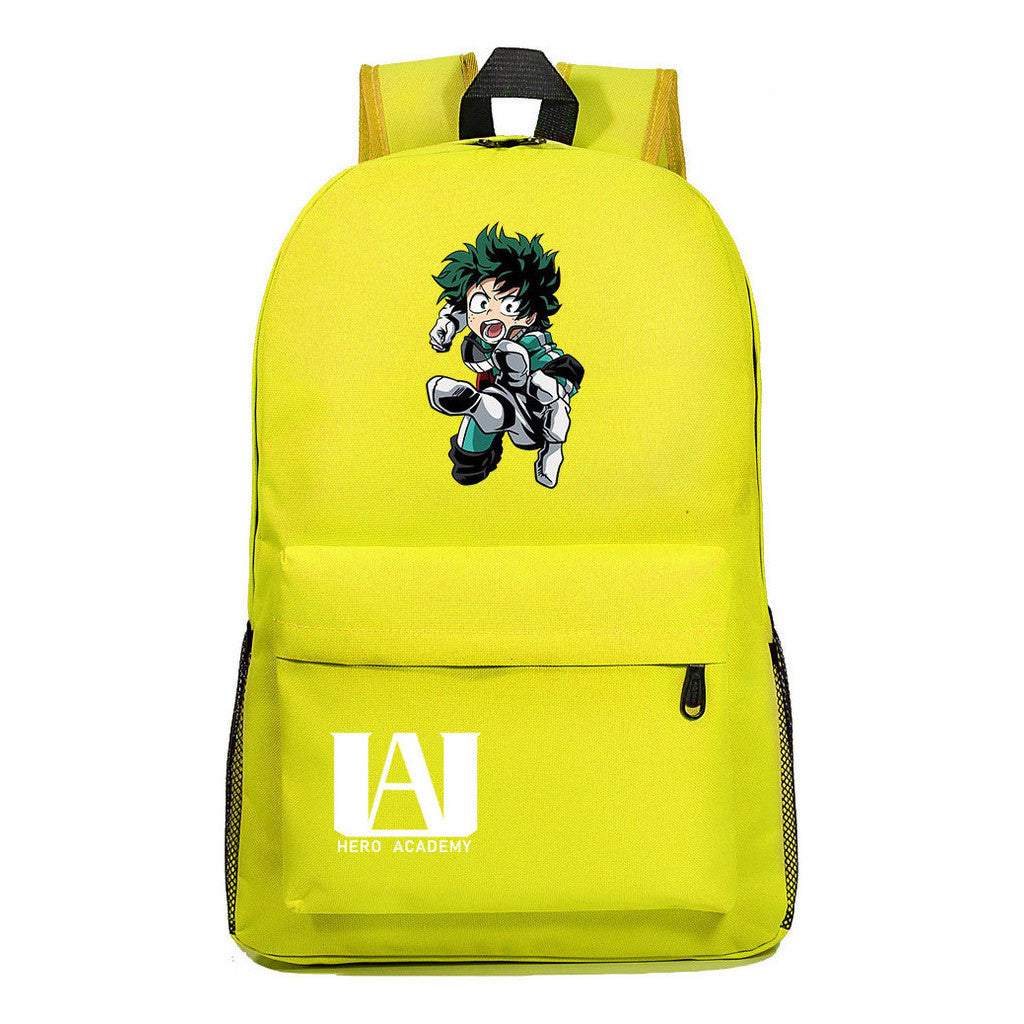 Cartoon Fashion Anime My Hero Academy Printed Youth Student Backpack Men's And Women's Leisure Backpack