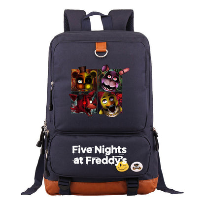 Toy Bear Game Youth Student School Bag Large Capacity Travel Bag Men's And Women's Backpack